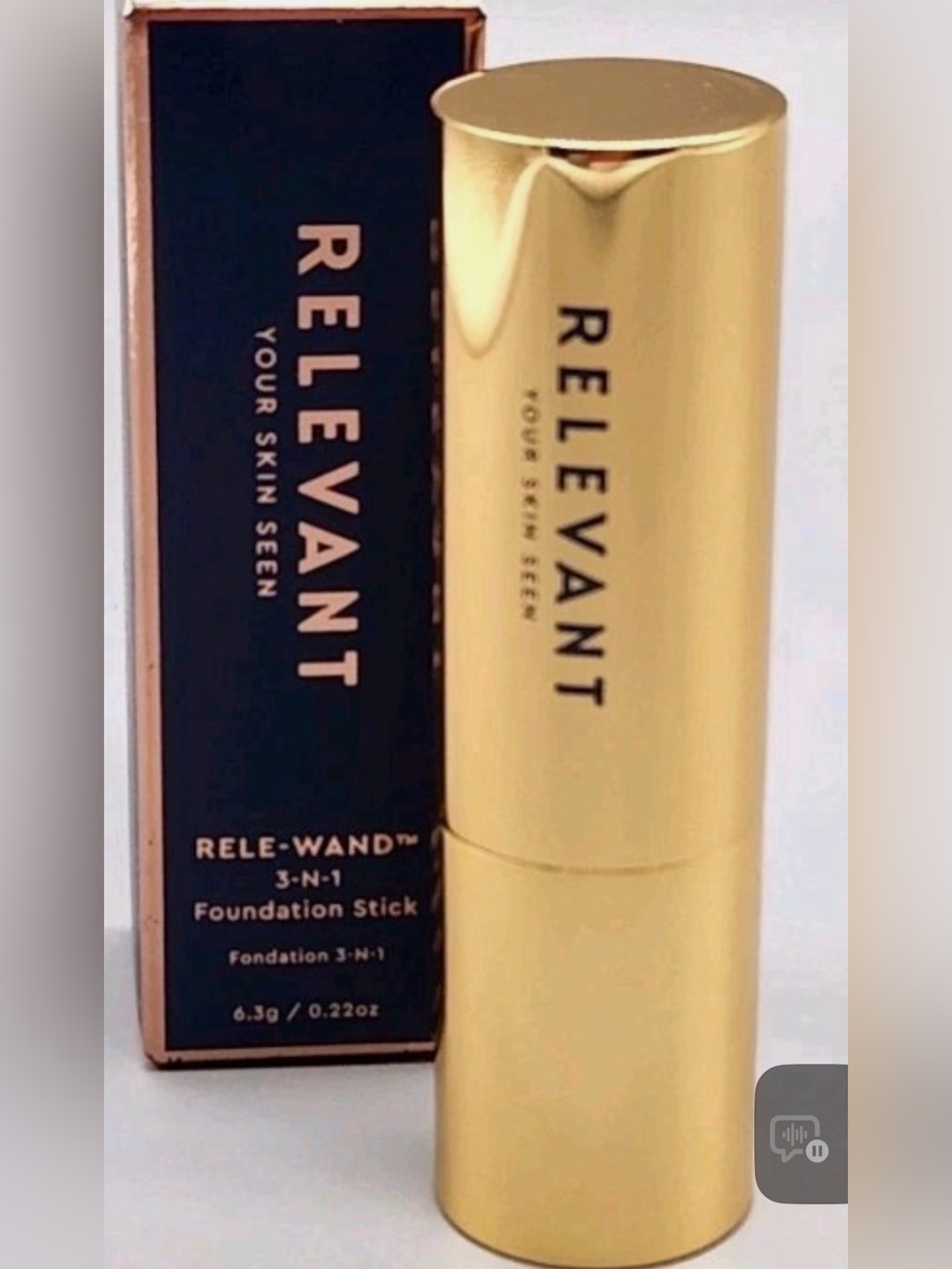 Relevant Grace 25 Foundation Stick — Gold Finish